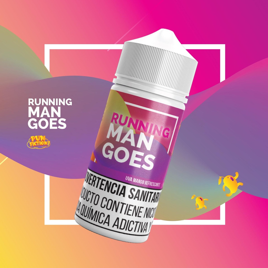 Pun Fiction – Running Man Goes – Grape Mango 100ml