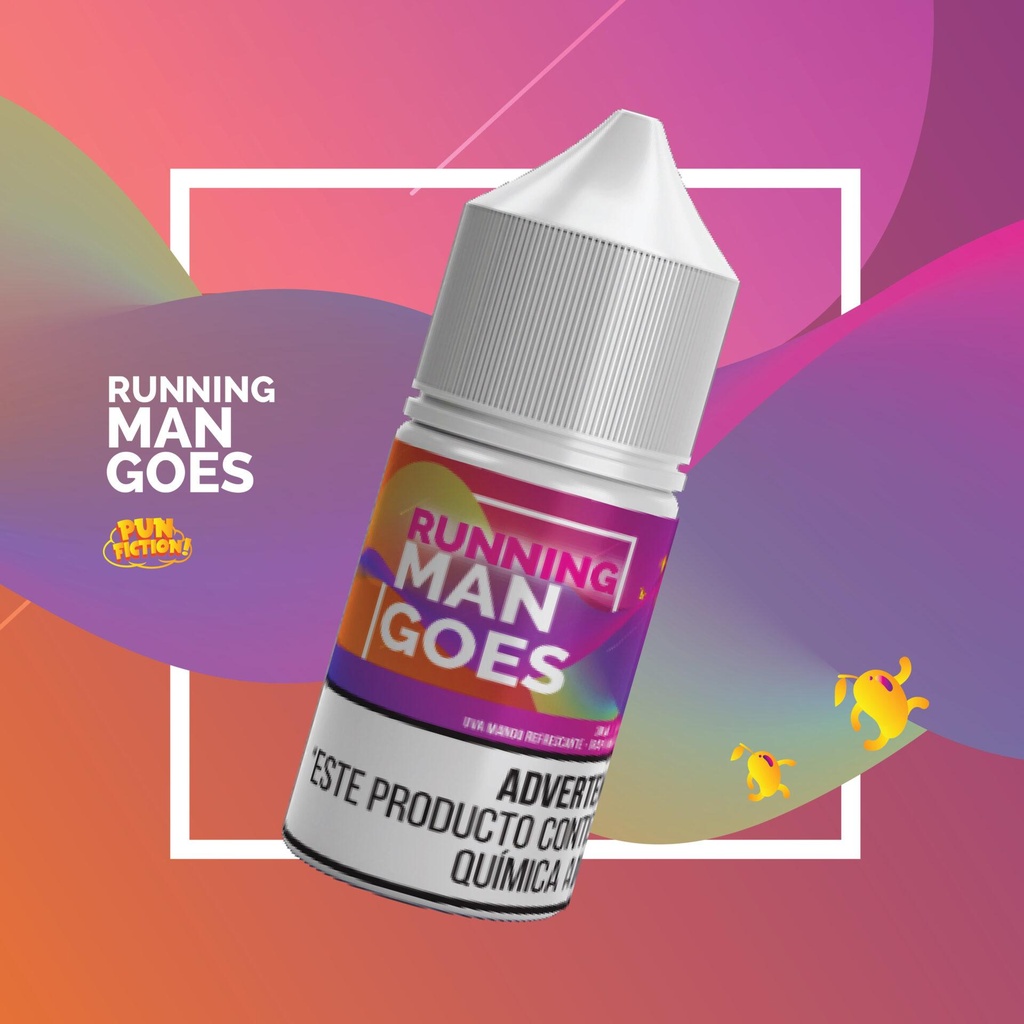 Pun Fiction SALTS 30ml – Running Man Goes – Grape Mango