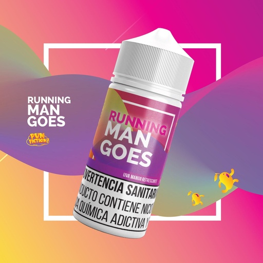 Pun Fiction – Running Man Goes – Grape Mango 100ml